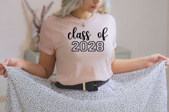 Class of 2028 Graphics for T-Shirt Designs