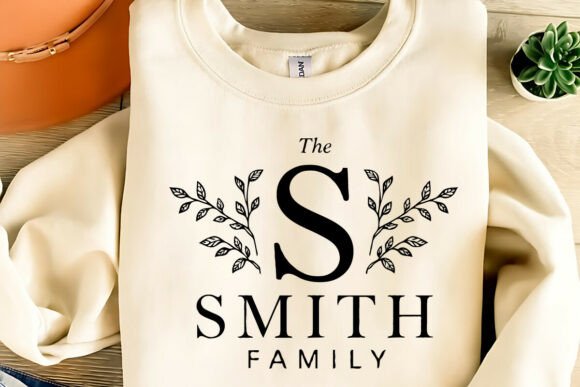 Family Monogram SVG, PNG, EPS Graphics for T-Shirt Designs