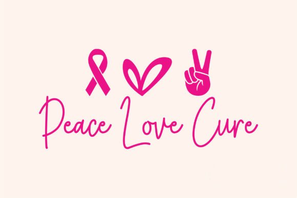 Peace Love Cure Graphics: T-Shirt Designs for Local Branding