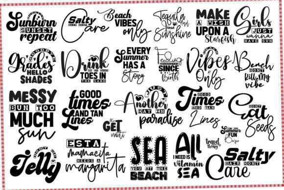 Summer SVG Bundle: Beach SVG Bundle