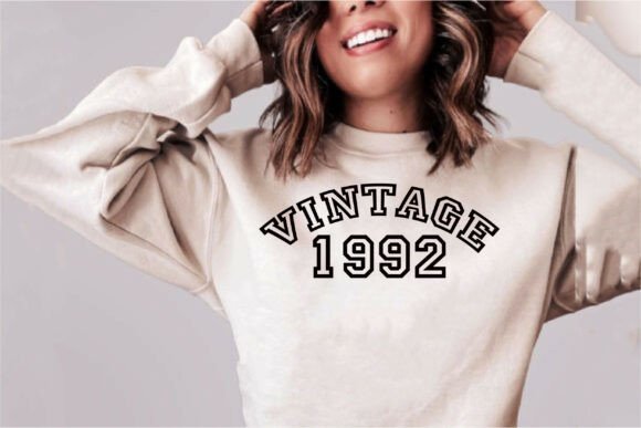 Vintage 1992 Graphics for T-Shirt Designs